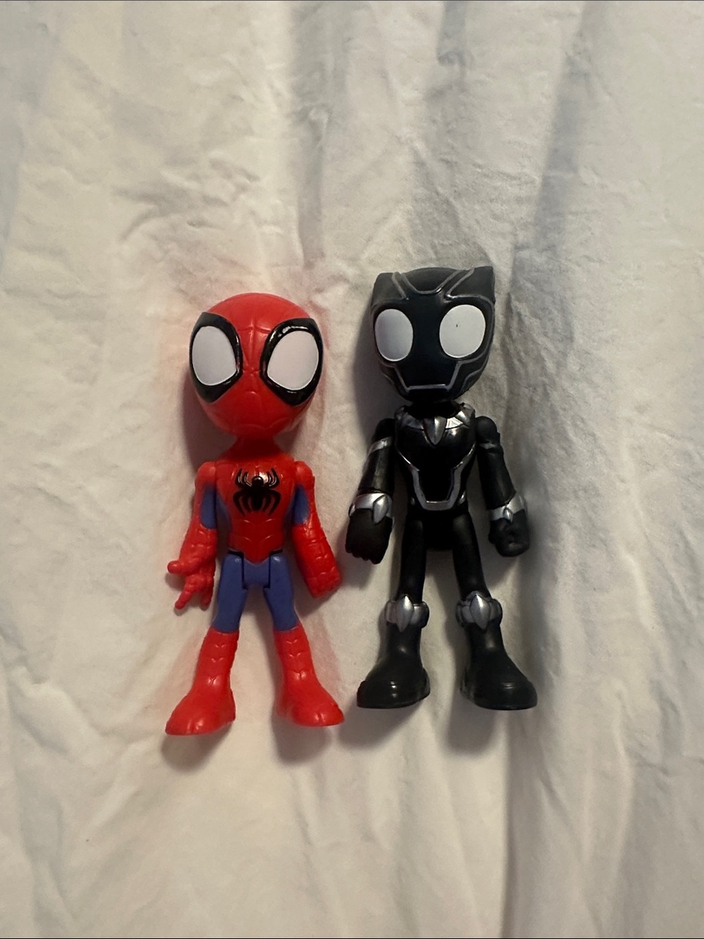 Spider-Man Style Red and Black Action Figure Set - Kids Toys